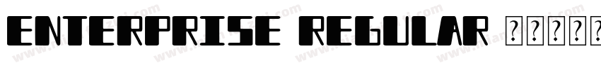 Enterprise Regular字体转换